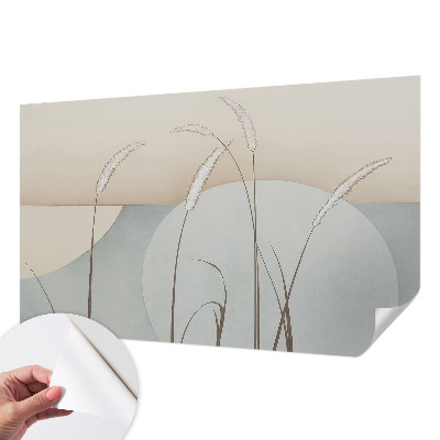 Vintage tapete Sanfte Gräser