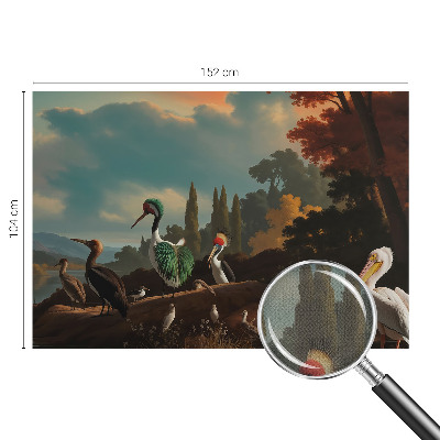 Selbstklebende Fototapete Malerische Vögel