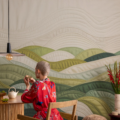 Selbstklebende Fototapete fürs Kinderzimmer Fabric Hills