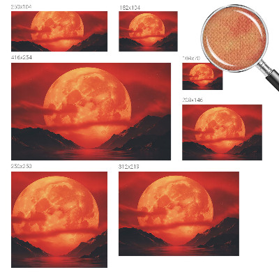 3D-Fototapete nächtliches Phänomen