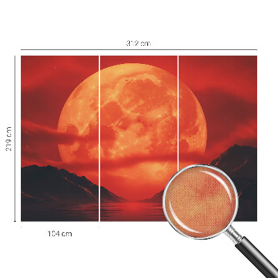 3D-Fototapete nächtliches Phänomen