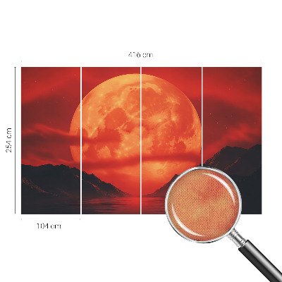 3D-Fototapete nächtliches Phänomen