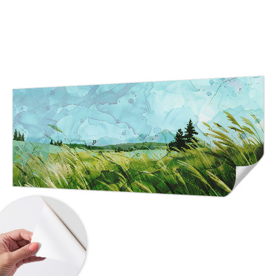 Fototapete in 3D-Optik Grüne Landschaften