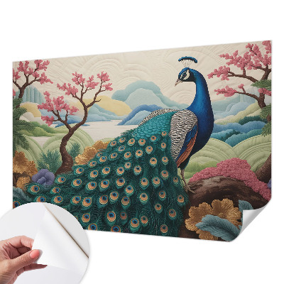 3D-Fototapete fürs Wohnzimmer Exotische Schönheit