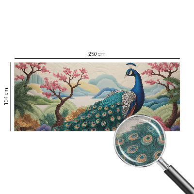 3D-Fototapete fürs Wohnzimmer Exotische Schönheit