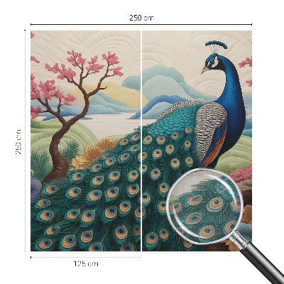 3D-Fototapete fürs Wohnzimmer Exotische Schönheit