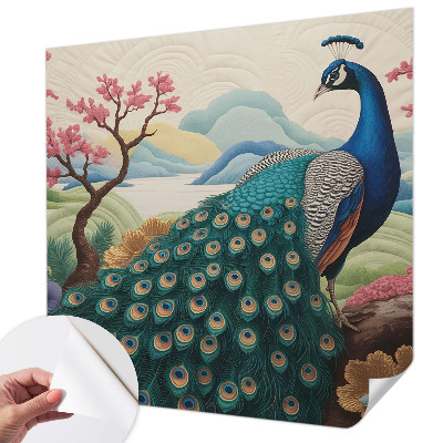 3D-Fototapete fürs Wohnzimmer Exotische Schönheit