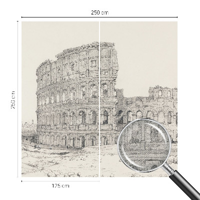 Selbstklebende Fototapete für die Wand Antike Ruinen