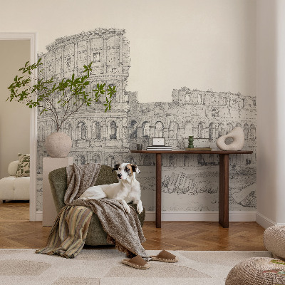 Selbstklebende Fototapete für die Wand Antike Ruinen