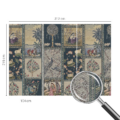 Selbstklebende Fototapete fürs Kinderzimmer Romantische Szene