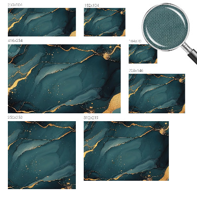 3D-Fototapete fürs Wohnzimmer Dunkelblaue Abstraktion