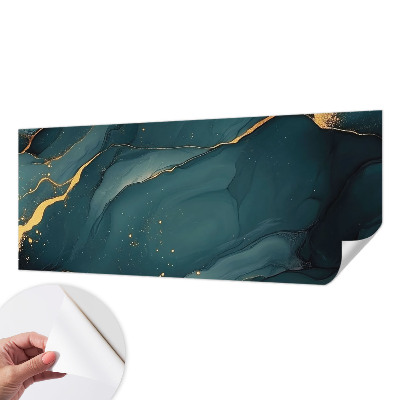 3D-Fototapete fürs Wohnzimmer Dunkelblaue Abstraktion