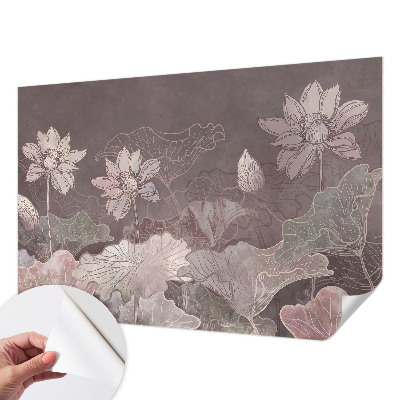 3D-Fototapete fürs Schlafzimmer Friedliche Botanik