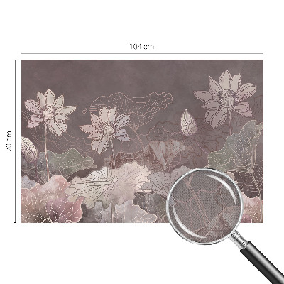 3D-Fototapete fürs Schlafzimmer Friedliche Botanik