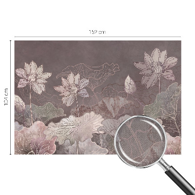 3D-Fototapete fürs Schlafzimmer Friedliche Botanik