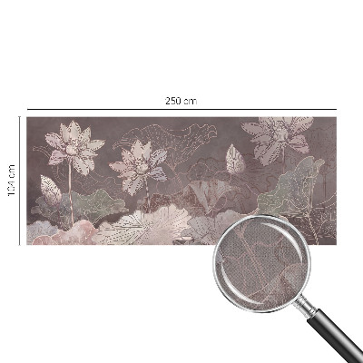 3D-Fototapete fürs Schlafzimmer Friedliche Botanik