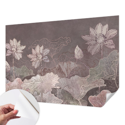 3D-Fototapete fürs Schlafzimmer Friedliche Botanik