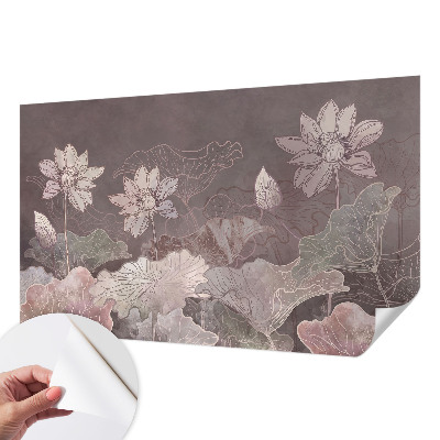 3D-Fototapete fürs Schlafzimmer Friedliche Botanik