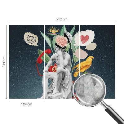 Moderne Fototapete nach Maß Surrealistische Kunst