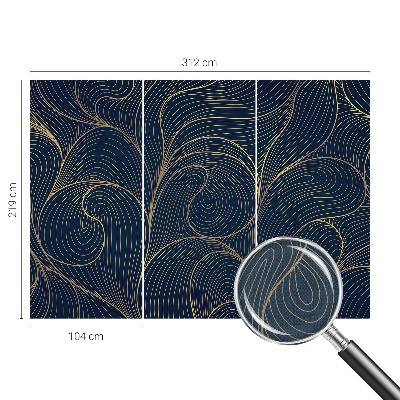 Selbstklebende Fototapete Wellenmotiv