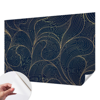 Selbstklebende Fototapete Wellenmotiv