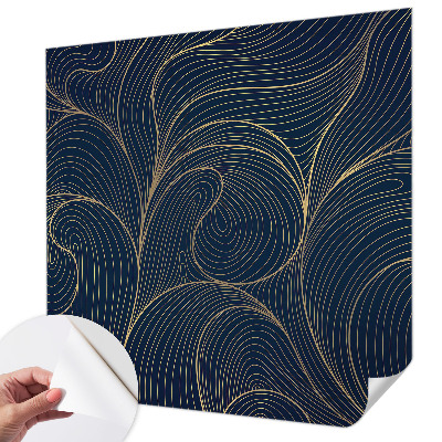 Selbstklebende Fototapete Wellenmotiv