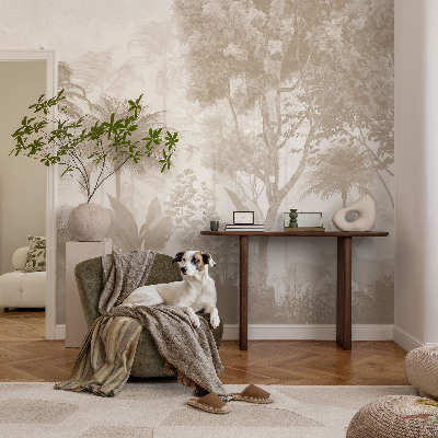 Selbstklebende Fototapete fürs Schlafzimmer Tropische Landschaft