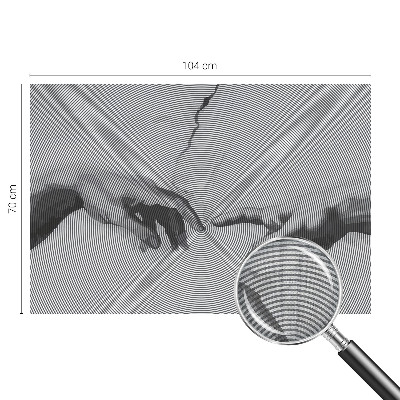 3D-Fototapete Hypnotische Hände