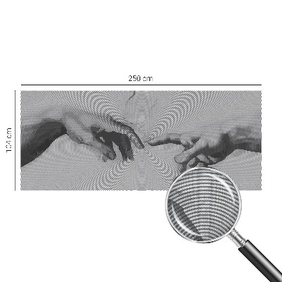 3D-Fototapete Hypnotische Hände