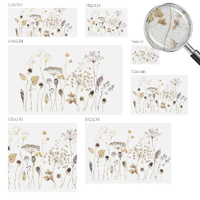 Fototapete nach Maß Wildblumen