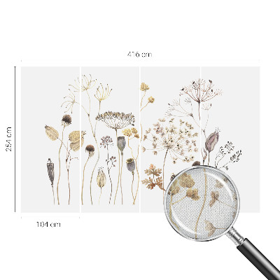 Fototapete nach Maß Wildblumen