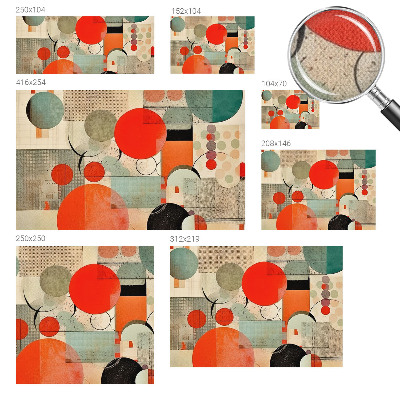 3D-Fototapete fürs Schlafzimmer Farbenfrohe Abstraktion