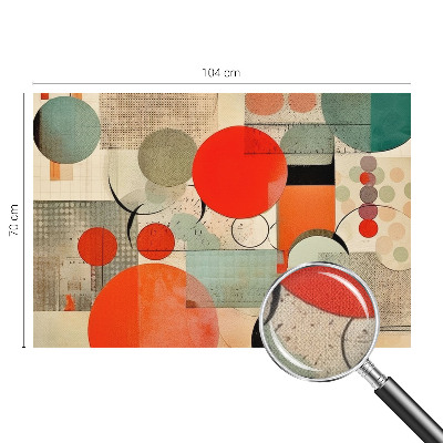 3D-Fototapete fürs Schlafzimmer Farbenfrohe Abstraktion