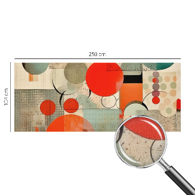 3D-Fototapete fürs Schlafzimmer Farbenfrohe Abstraktion