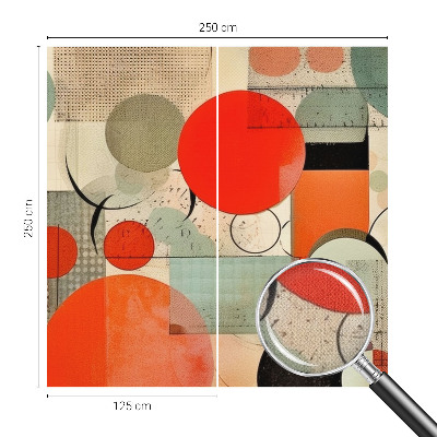 3D-Fototapete fürs Schlafzimmer Farbenfrohe Abstraktion