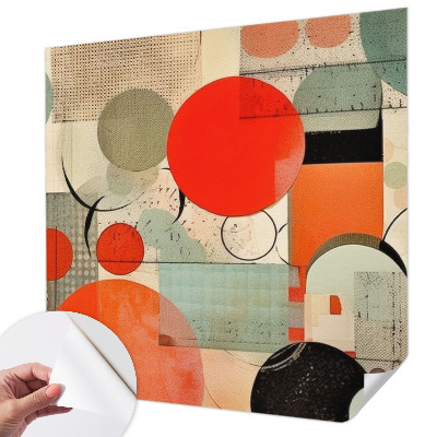 3D-Fototapete fürs Schlafzimmer Farbenfrohe Abstraktion