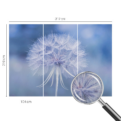 Moderne Fototapete nach Maß Blaue Delikatesse