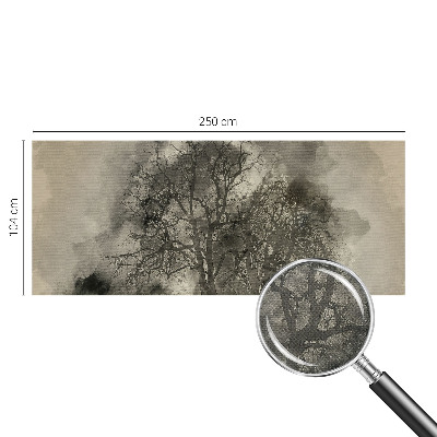 Vintage tapete Mysteriöse Bäume