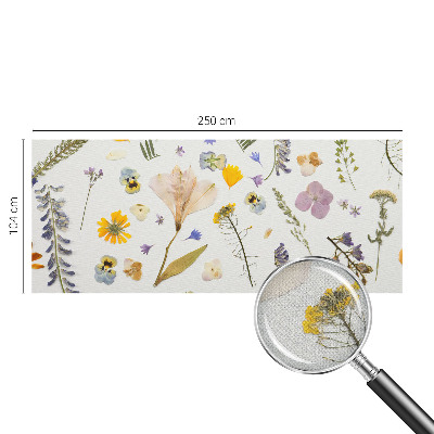 Selbstklebende Fototapete fürs Kinderzimmer Frühlingsblumen