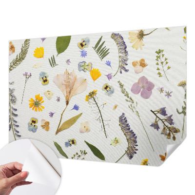 Selbstklebende Fototapete fürs Kinderzimmer Frühlingsblumen