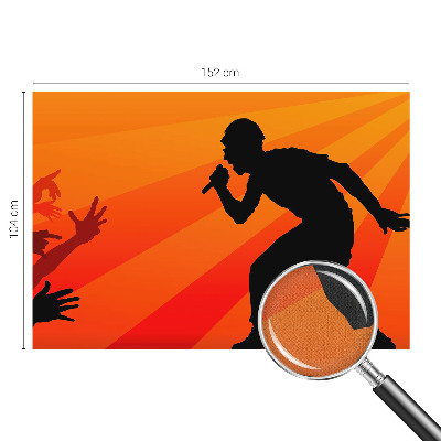 3D-Fototapete Rhythmische Szene