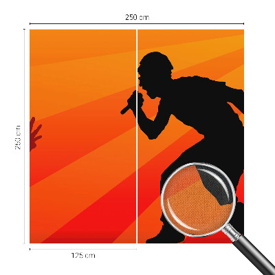 3D-Fototapete Rhythmische Szene