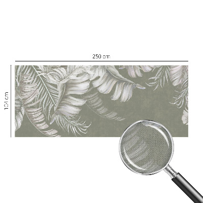 Moderne Fototapete nach Maß Zarte Blätter