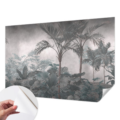 Selbstklebende Fototapete fürs Wohnzimmer Exotische Natur