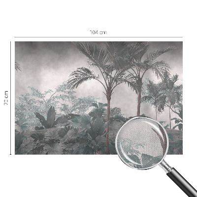 Selbstklebende Fototapete fürs Wohnzimmer Exotische Natur