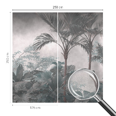 Selbstklebende Fototapete fürs Wohnzimmer Exotische Natur