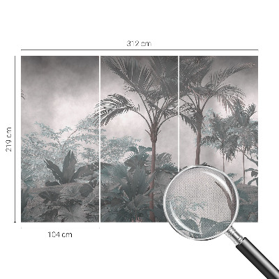 Selbstklebende Fototapete fürs Wohnzimmer Exotische Natur