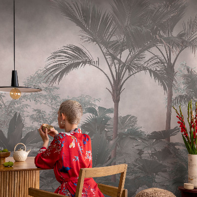 Selbstklebende Fototapete fürs Wohnzimmer Exotische Natur