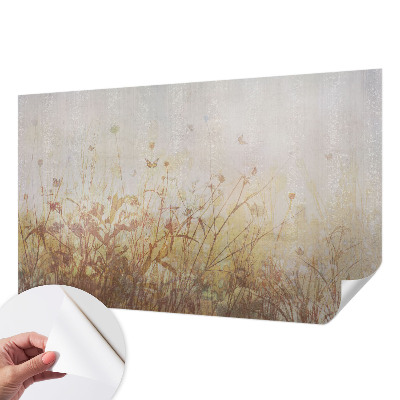 Selbstklebende Fototapete fürs Wohnzimmer Harmonie der Wiese