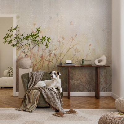 Selbstklebende Fototapete fürs Wohnzimmer Harmonie der Wiese